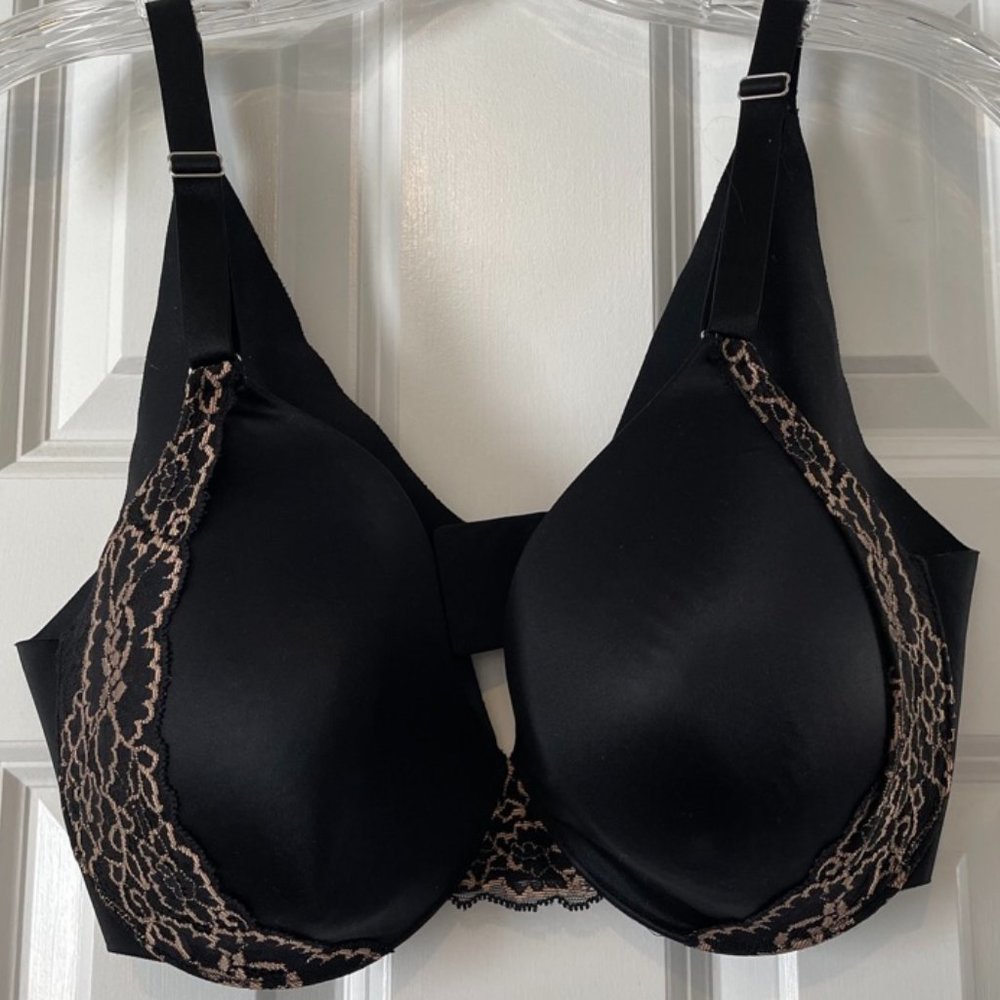 Soma Vanishing Back Full Coverage Lace Trim Bra 38D